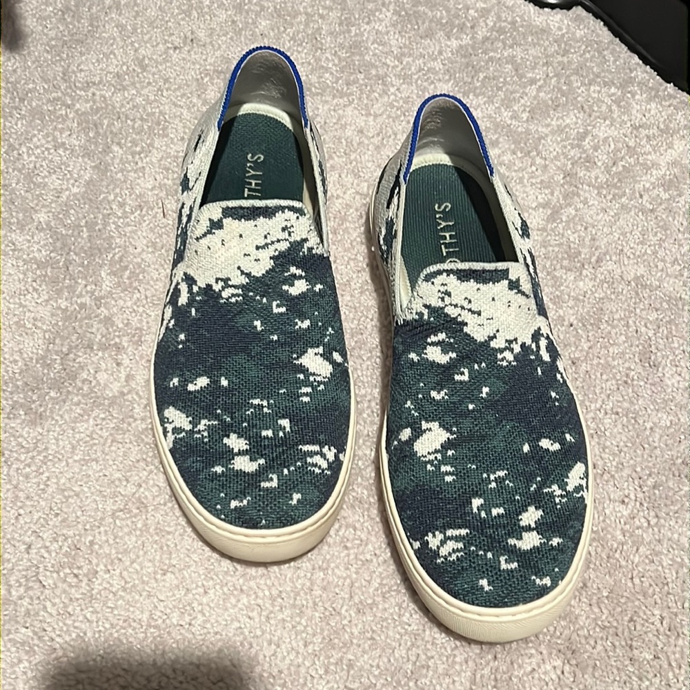 Rothy’s Sea Green Sneaker Retired Color Size 11